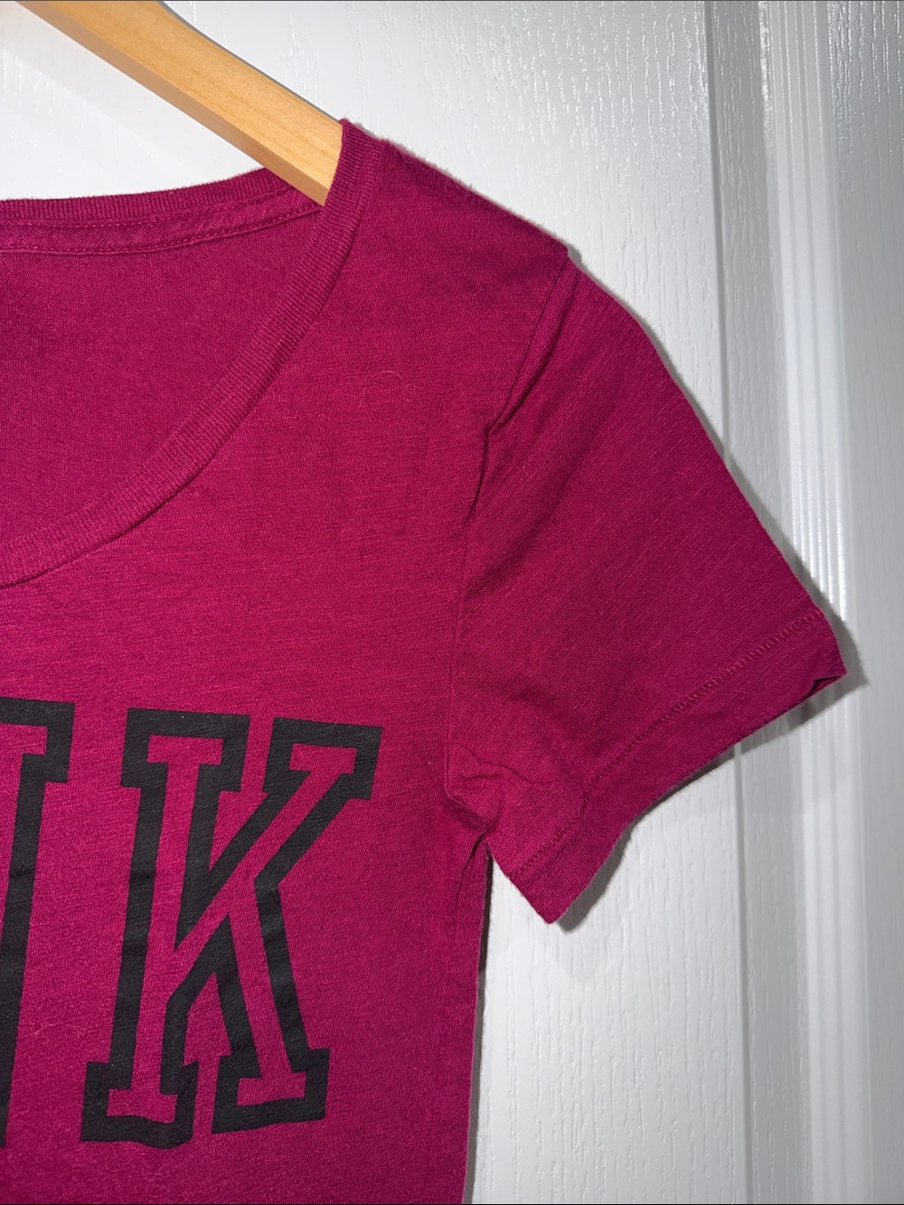 Pink purple graphic short sleeve t-shirt women’s size xsmall scoop next - Picture 2 of 4